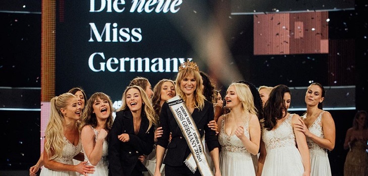 Modelo Leoni von Hase hace historia: se quedó con el título de Miss Alemania a sus 35 años