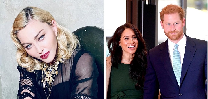 La extraña oferta de Madonna al príncipe Harry y Meghan Markle: publicó video en Instagram