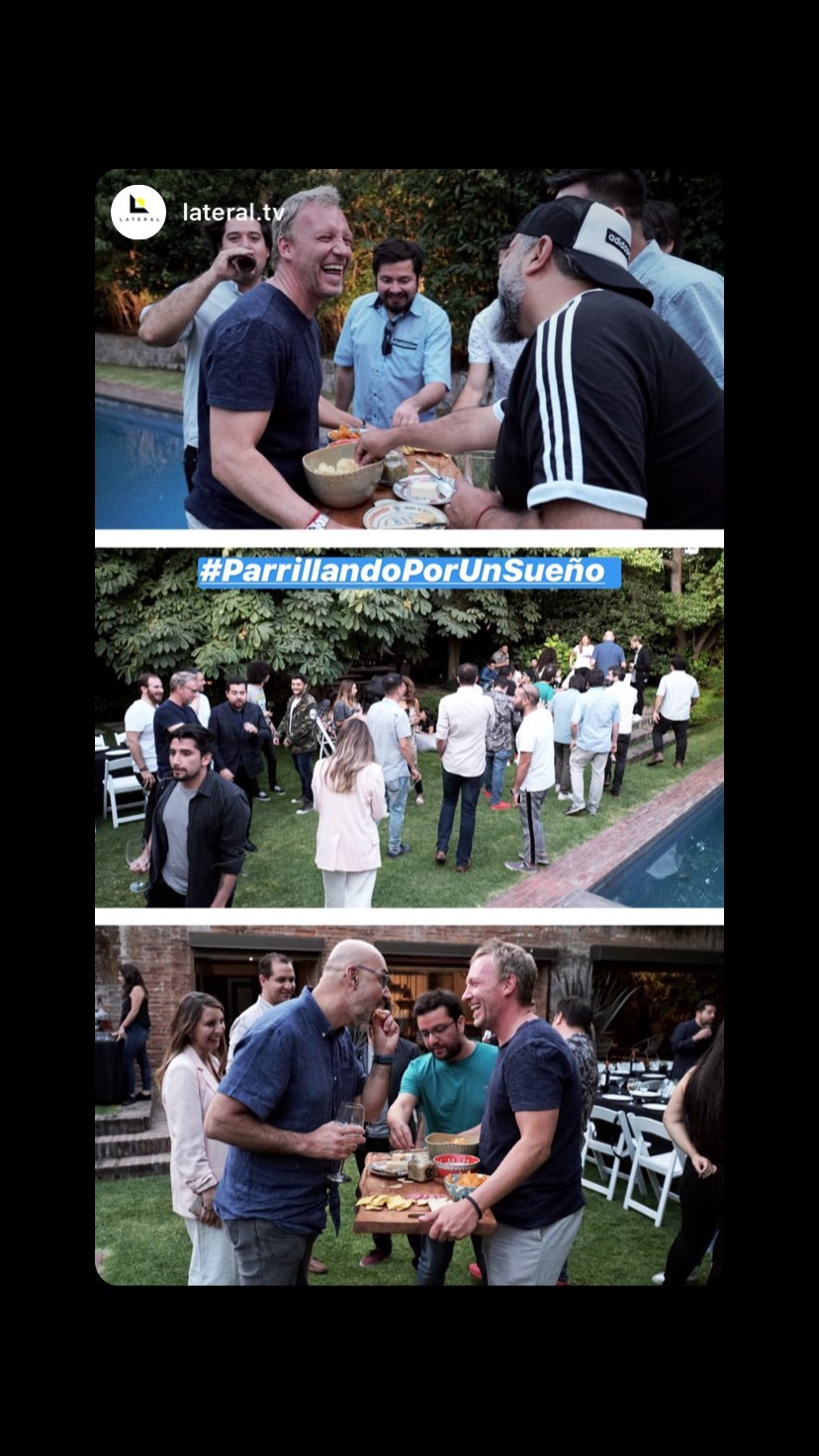 El chascarro que sufrió Martín Cárcamo en asado que organizó para equipo de 'Bailando por un sueño'