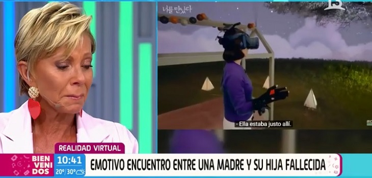 Emotivo video entre madre e hija fallecida sacó lágrimas en 'Bienvenidos': panelista se tuvo que ir