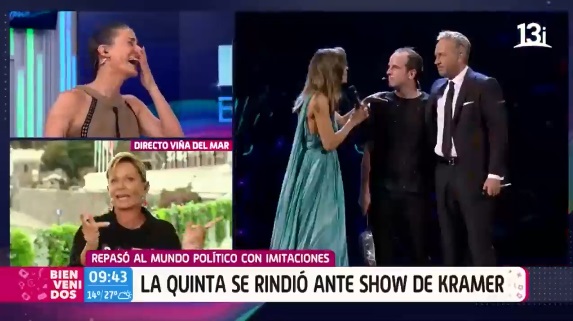 raquel argandoña y anécdota de pancho saavedra en show de ricky martin