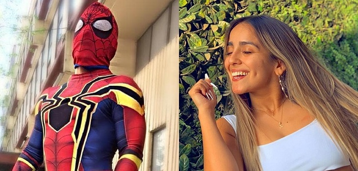 sensual spiderman y xiomara herrera