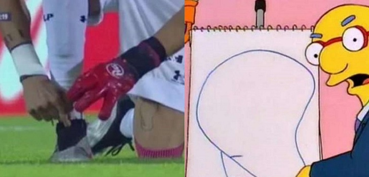 Arquero argentino se hizo tatuaje inspirado en emblemática escena de Los Simpson y se volvió viral