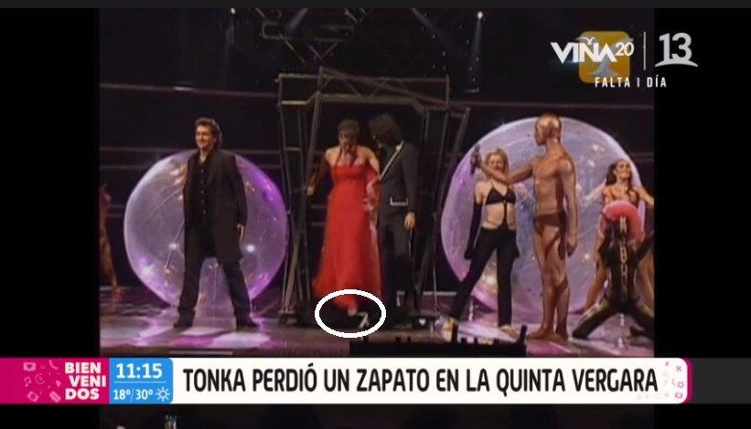 Tonka Tomicic contó anécdota con zapatos en Viña