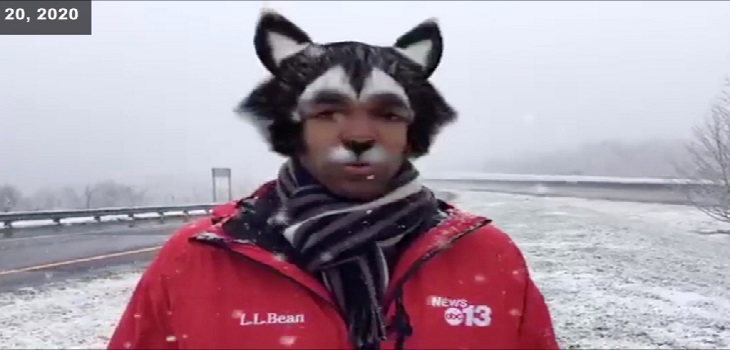 Periodista olvidó sacar los filtros de Facebook mientras transmitía en vivo: se volvió viral