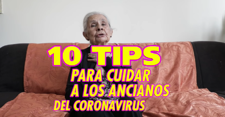 Anciana entregó 10 consejos para cuidar a los adultos mayores en medio de la pandemia de COVID-19