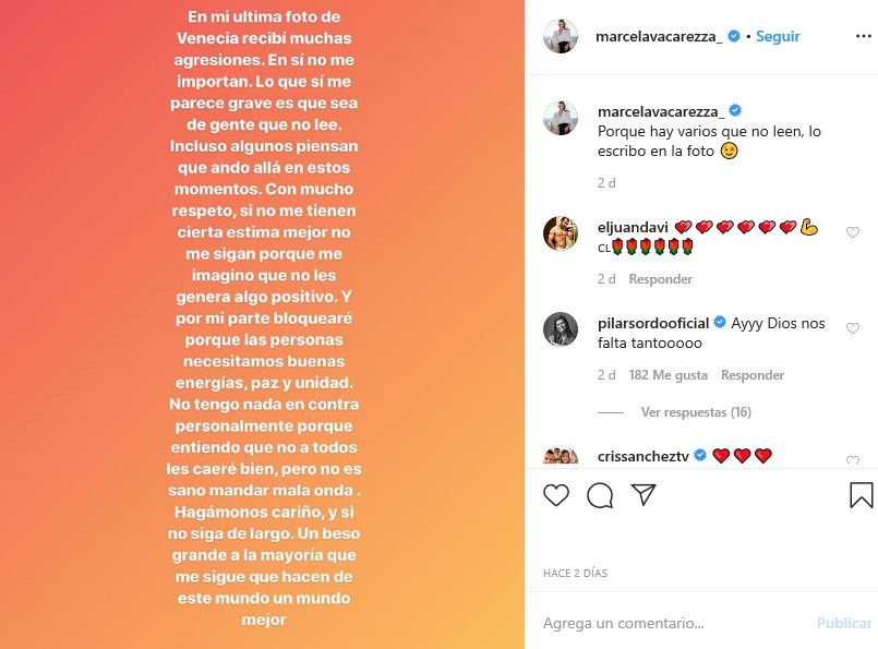 Marcela Vacarezza | Instagram