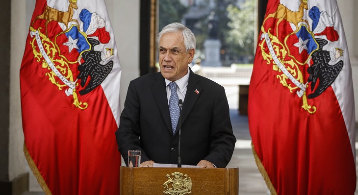 Piñera por primer caso de coronavirus en Chile: 