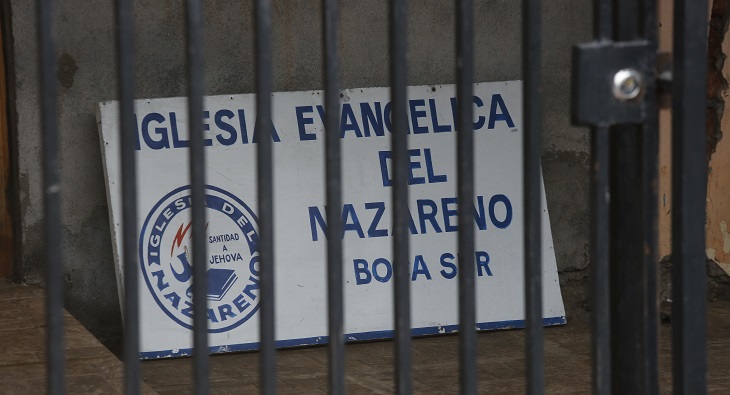 Paciente contagiado en iglesia evangélica de San Pedro de la Paz: 