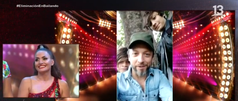 Carmen Gloria Bresky recibió especial mensaje de su marido Sebastián Layseca y sus hijos en Bailando