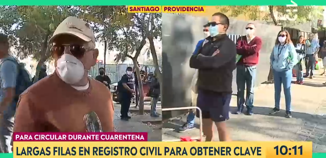 Matinal de CHV sufrió chascarro al cubrir altercado en Registro Civil: resultó ser discusión amorosa