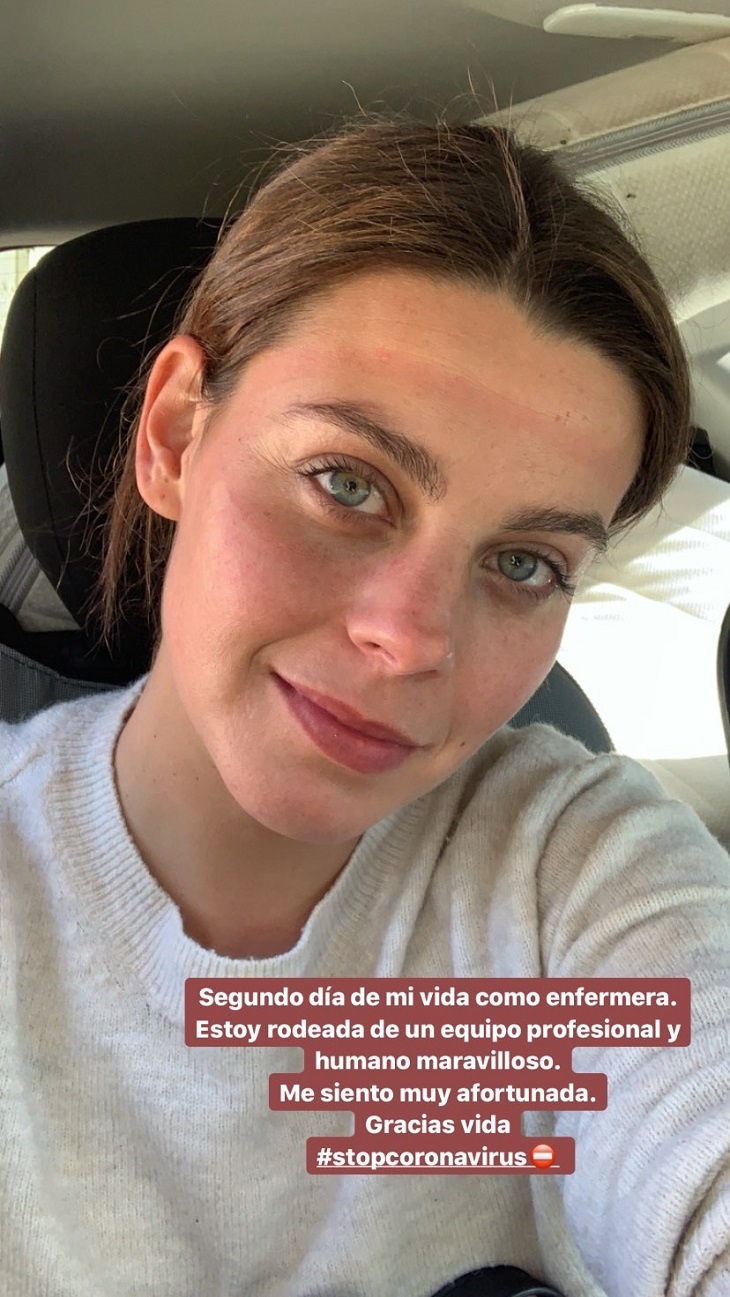 Actriz de La Casa de Papel es enfermera en Madrid