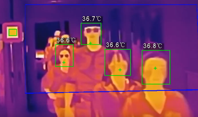 La cámara que detecta temperatura corporal para identificar posibles portadores del coronavirus