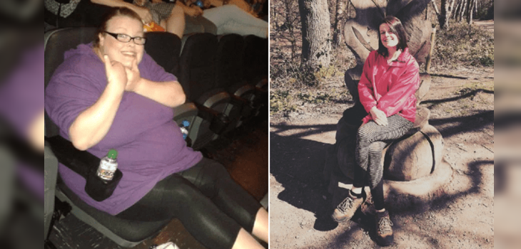 Mujer decidió hacer cambio en su vida tras accidente en montaña rusa provocado por sus 152 kilos