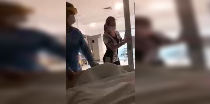 La emotiva despedida de la UCI de paciente de Osorno que estuvo grave por COVID-19