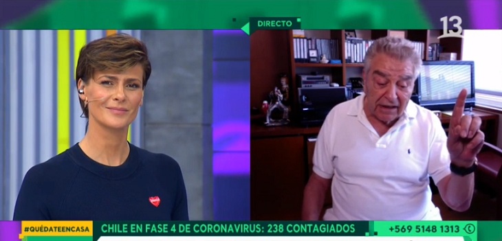 Don Francisco mostró desconocida faceta en 'Bienvenidos': creó y recitó poema sobre el coronavirus