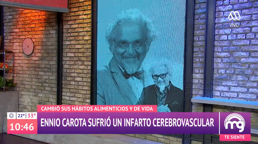 Ennio Carota en Mucho Gusto