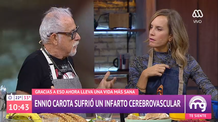 Ennio Carota en Mucho Gusto