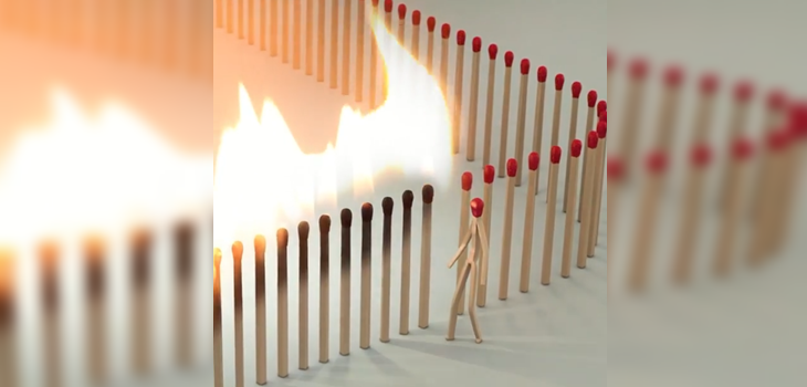 La historia tras el viral de los fósforos que entrega importante mensaje del distanciamiento social