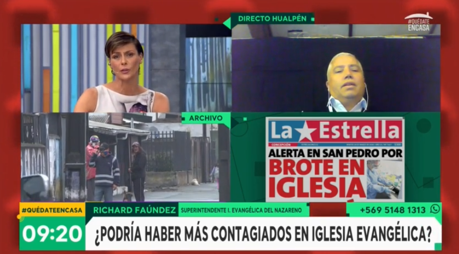 Superintendente de culto evangélico defendió a iglesia ante brote de COVID-19 en San Pedro de la Paz