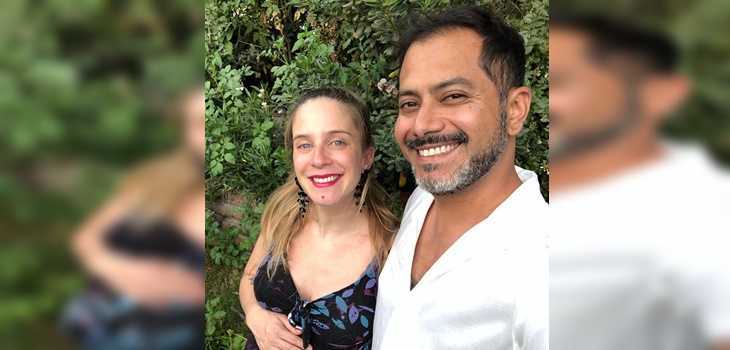 Las adorables postales con la que Alison Mandel y Pedro Ruminot presentaron a su hijo recién nacido