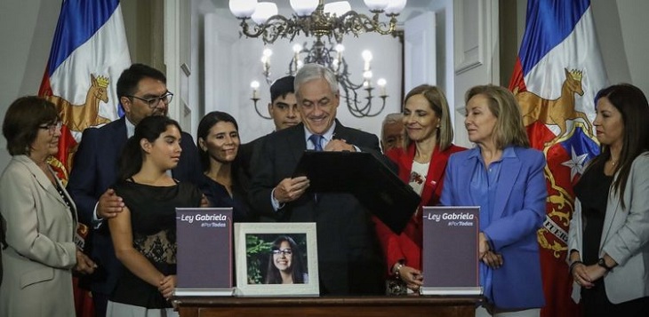 Piñera promulga Ley Gabriela: diputadas Cariola y Vallejo se automarginan de la cita en La Moneda
