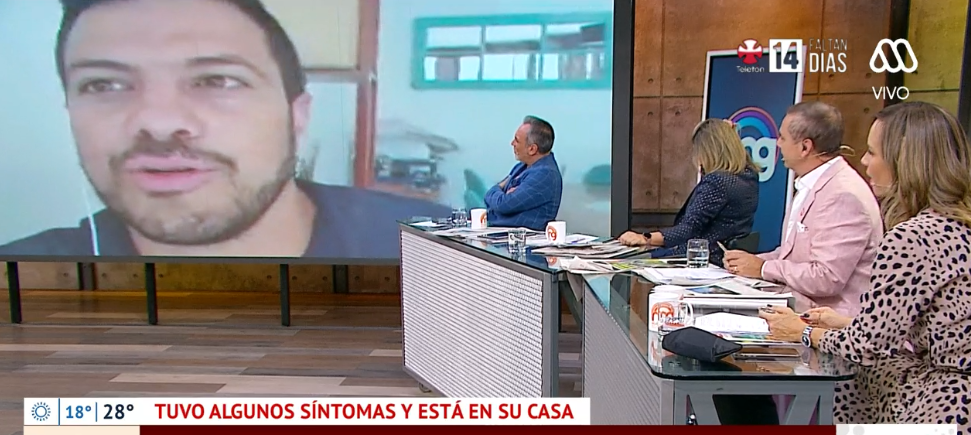 Simón Oliveros terminó en urgencias tras presentar síntomas relacionados al COVID-19: salió negativo