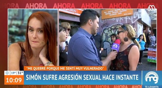 Simón Oliveros sufrió agresión sexual en medio de despacho en Mucho Gusto