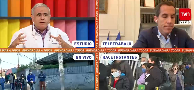 El llamado de atención del Dr. Ugarte ante largas filas en hospital Félix Bulnes: 