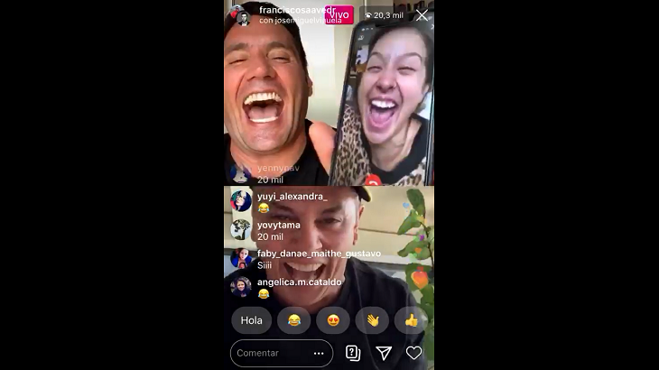 Martín Cárcamo y Pancho Saavedra