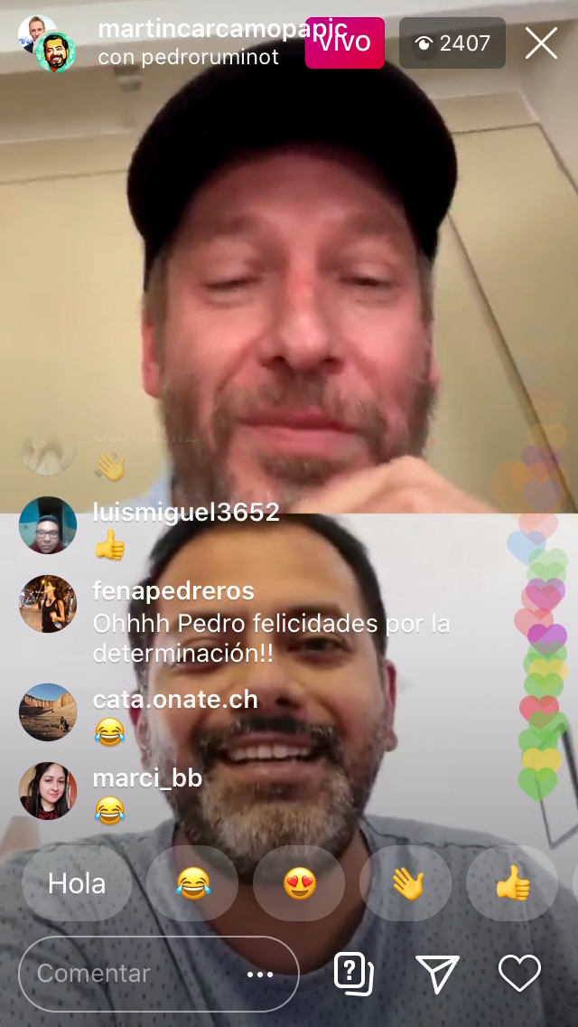 Pedro Ruminot y Martín Cárcamo