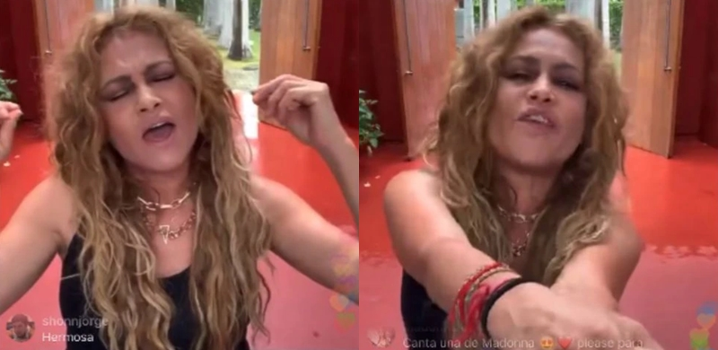 Hasta saludó a Thalia: Paulina Rubio y su caótico live en Instagram que causó gran polémica en redes
