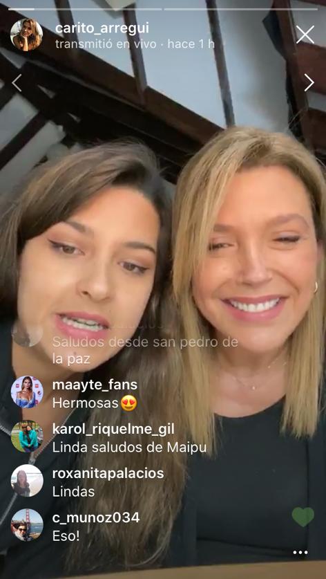 Carolina Arregui | Instagram LIVE