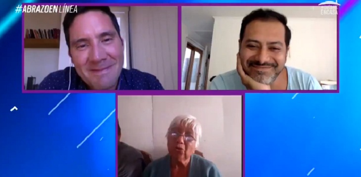 Al borde del llanto: Pedro Ruminot y su tía Bernarda tuvieron emotivo contacto en 'Abrazo en Línea'