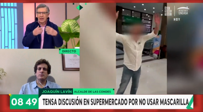 funa por no usar mascarilla en supermercado