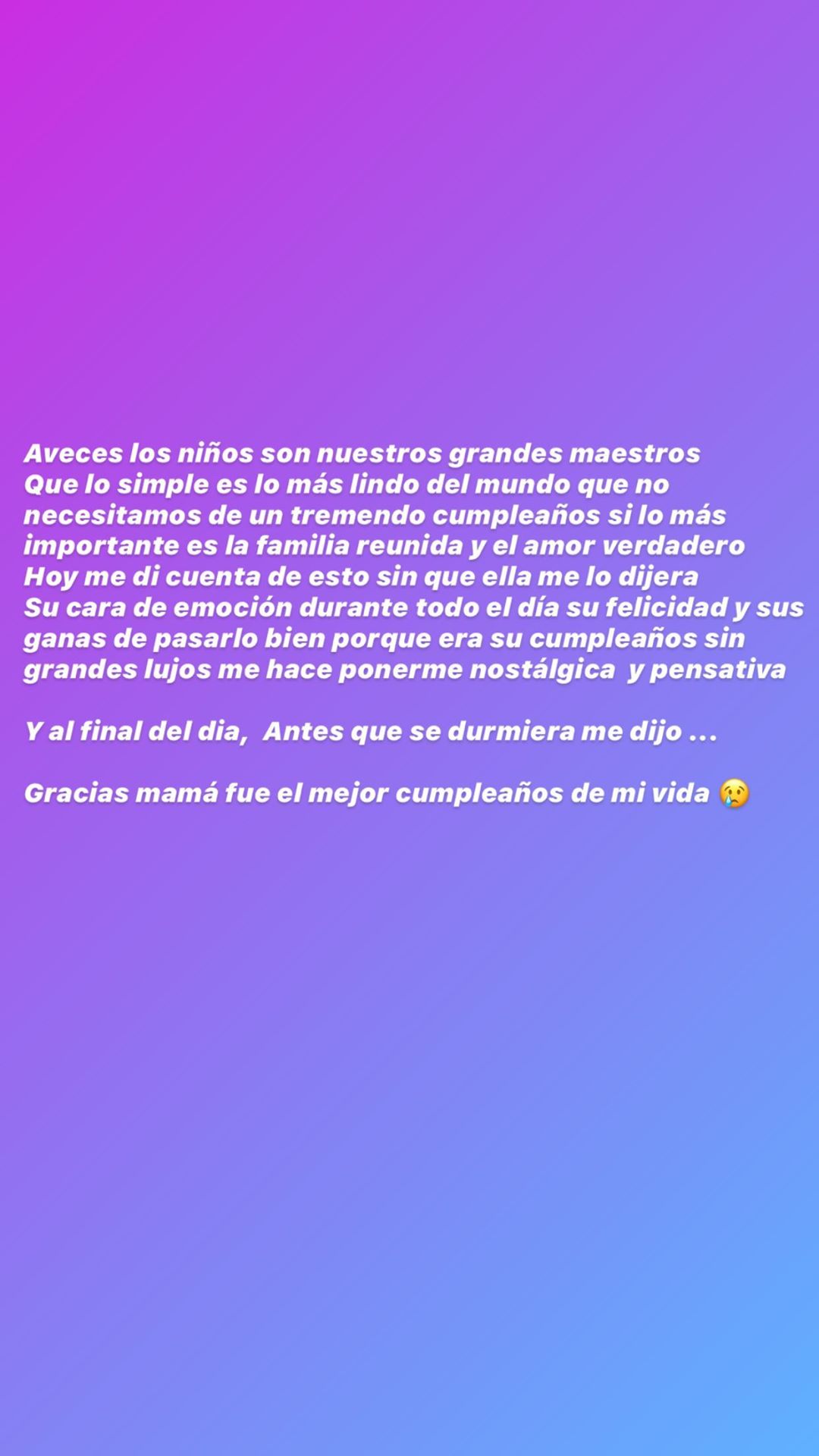 Maura Rivera, cumpleaños de su hija Lu