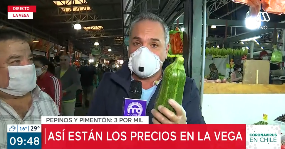 La reflexión de Luis Jara sobre el coronavirus tras despacho en la Vega Central