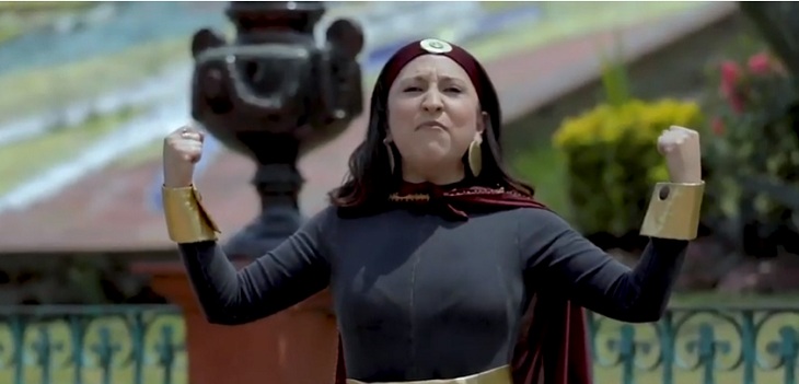 Susana Distancia: alcaldesa de México se disfrazó de singular heroína para frenar el coronavirus