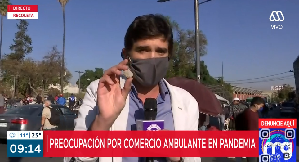 equipo de Mucho Gusto fue agredido por vendedores ambulantes en vivo