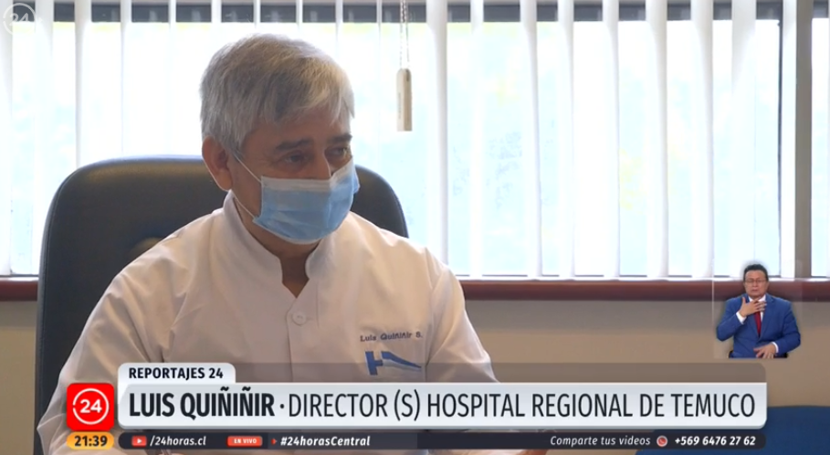 Director de Hospital Regional de Temuco se quebró al hablar de rol de su equipo en medio de COVID-19
