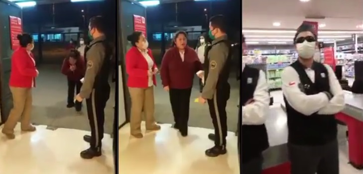 Trabajadores de supermercado en Osorno parodian meme del ataúd para combatir el coronavirus