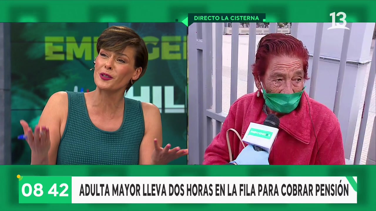 Tonka Tomicic se comprometió a ayudar a mujer de 77 años que recibe $130 mil de pensión