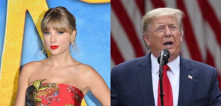 Taylor Swift afirmó en redes que Donald Trump incita al racismo: 