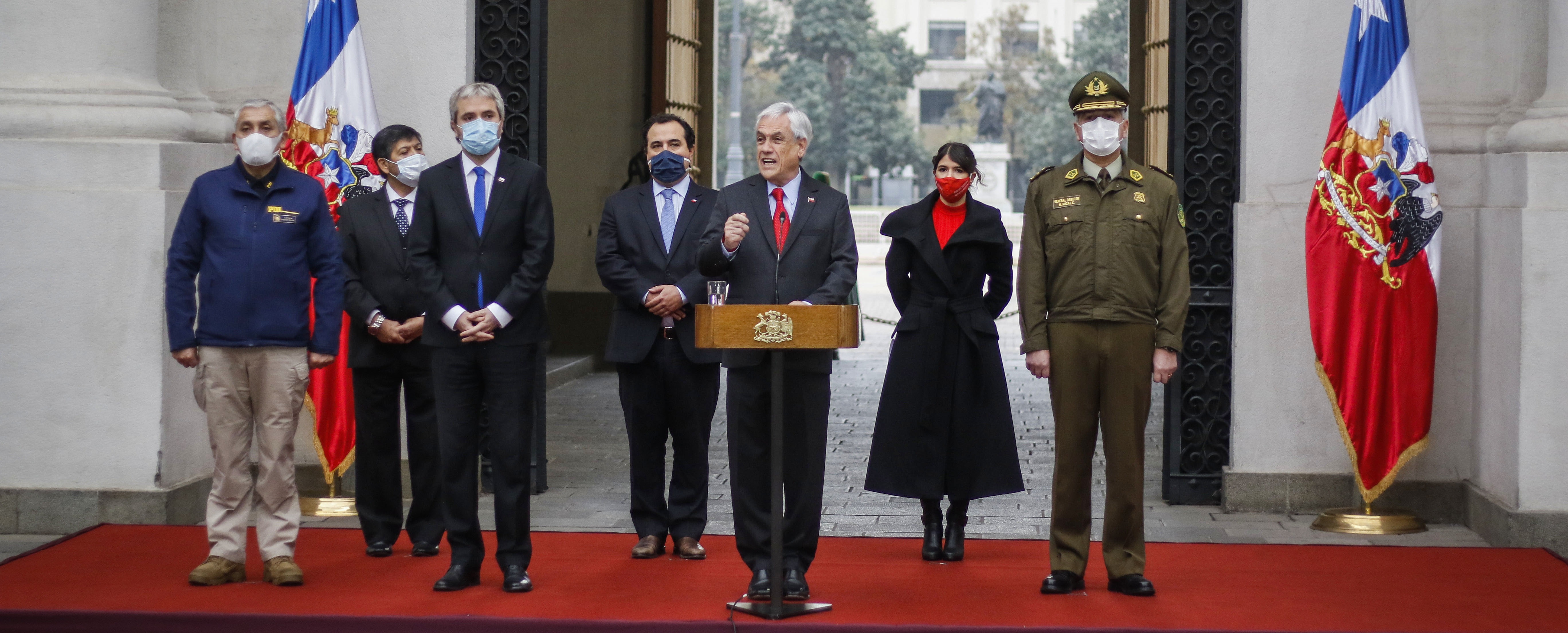 Presidente Piñera anunció nuevas medidas de seguridad para combatir la delincuencia