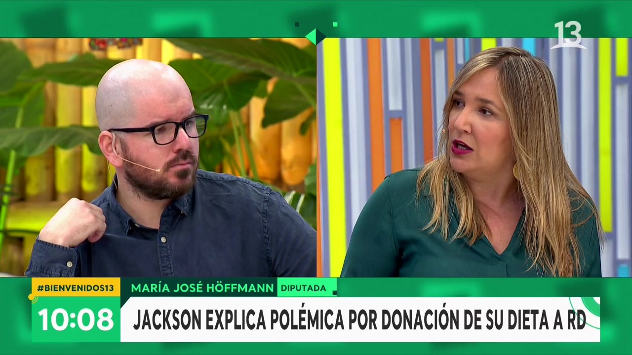 Pepa Hoffmann y Giorgio Jackson protagonizan fuerte round en Bienvenidos: 