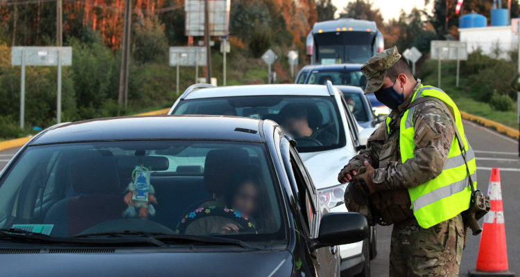 Conductor disparó contra militares en control de Cordón Sanitario de Concepción y se dio a la fuga