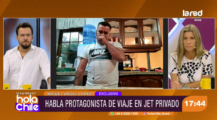 Representante de cantantes urbanos que viajaron en jet privado a Valdivia: 