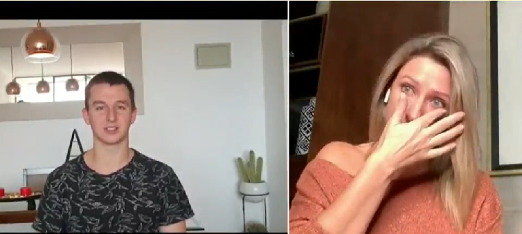 Macarena Tondreau se emocionó hasta las lágrimas con mensaje de su hijo en 