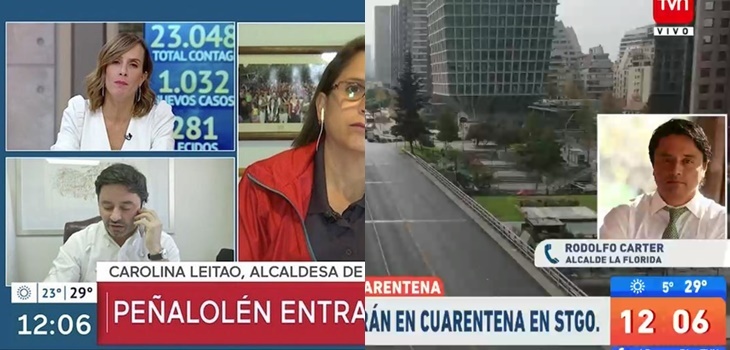 Televidentes notan que Rodolfo Carter estuvo 'presente' en dos matinales al mismo tiempo
