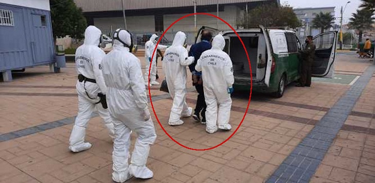 Hombre con COVID-19 rompió cuarentena obligatoria, escapó de hospital y escupió a funcionarios